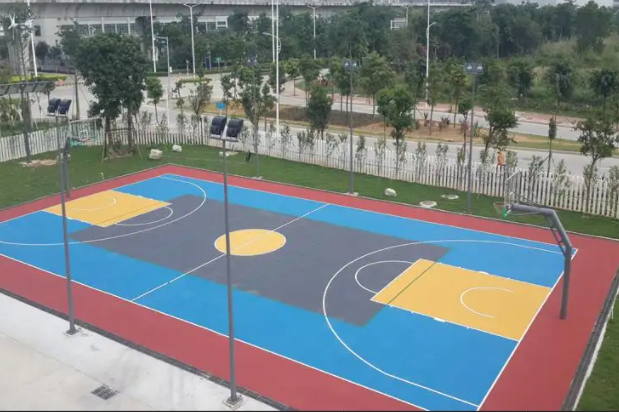 丙烯酸篮球场施工注意事项
