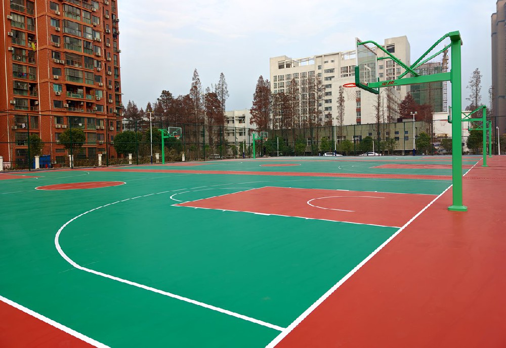 硅PU球场施工 硅PU球场施工