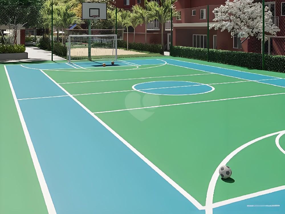 硅PU网球场