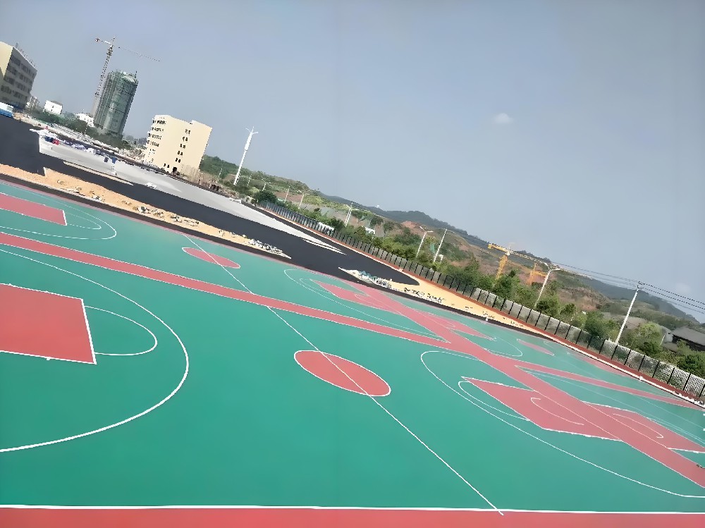 硅PU篮球场 硅PU篮球场